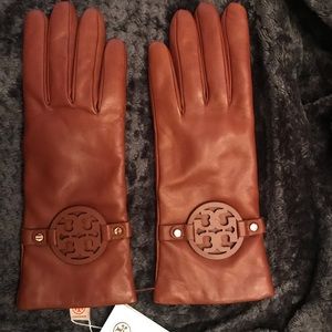 Tory Burch Leather Gloves